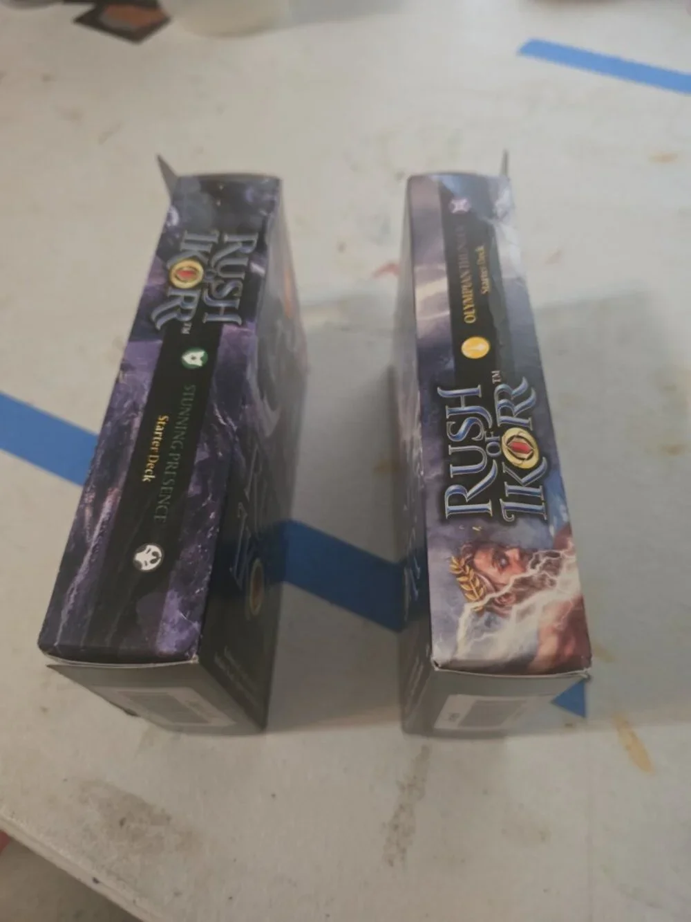 RUSH OF IKORR Act 1 Starter Decks Stunning Presence Olympian Thunder NEW/Sealed - Picture 4 of 6
